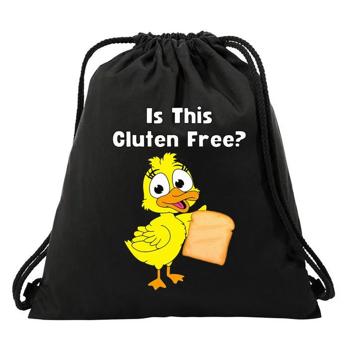 Funny Duck Is This Gluten Free Drawstring Bag