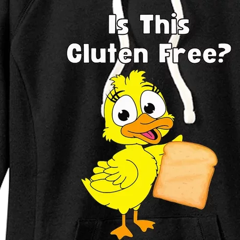 Funny Duck Is This Gluten Free Women's Fleece Hoodie