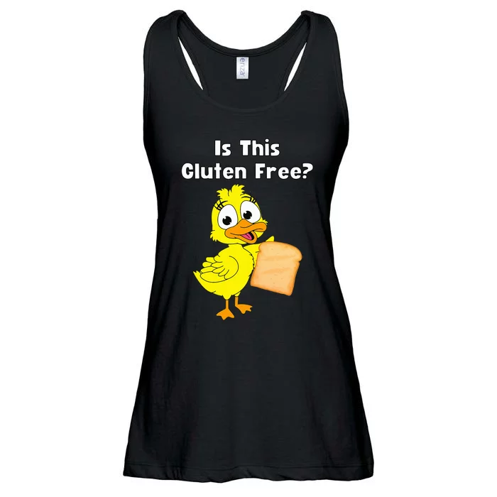 Funny Duck Is This Gluten Free Ladies Essential Flowy Tank