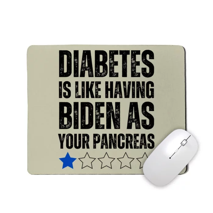 Funny Diabetes Is Like Having Biden As Your Pancreas Mousepad