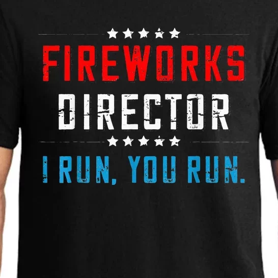 Fireworks Director If I Run You Run Pajama Set