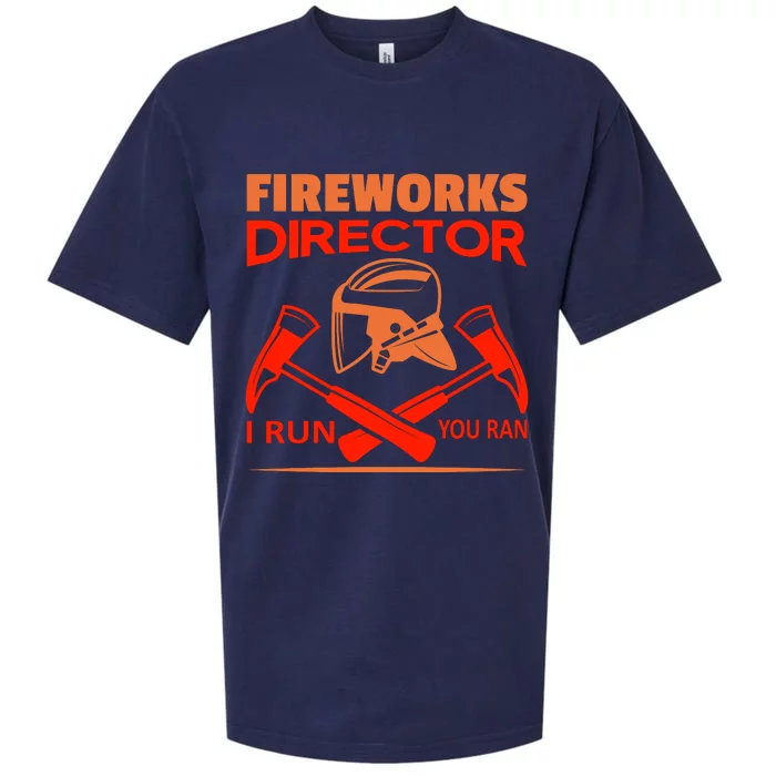 Fireworks Director I Run You Run Sueded Cloud Jersey T-Shirt