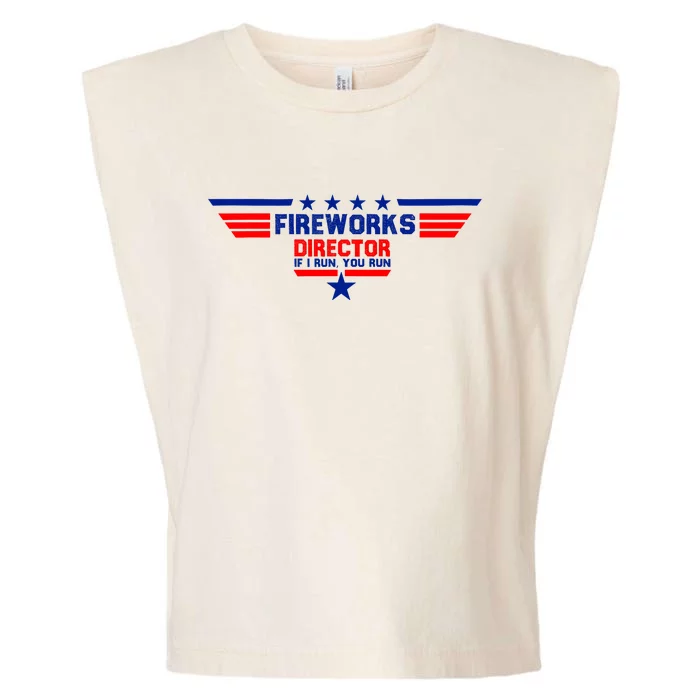 Fireworks Director If I Run You Run Garment-Dyed Women's Muscle Tee