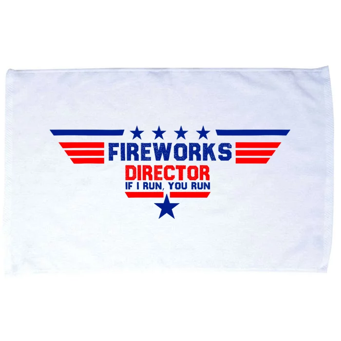 Fireworks Director If I Run You Run Microfiber Hand Towel