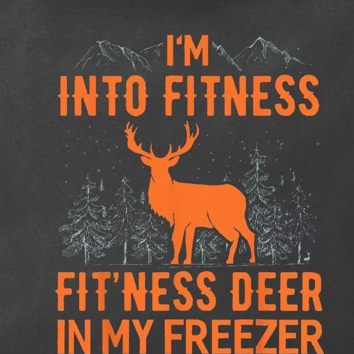 Fitness Deer in my Freezer Deer Deer Hunting Zip Tote Bag