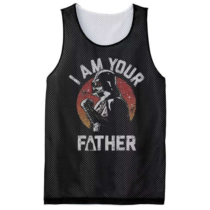 Fathers Day I Am Your Father Mesh Reversible Basketball Jersey Tank