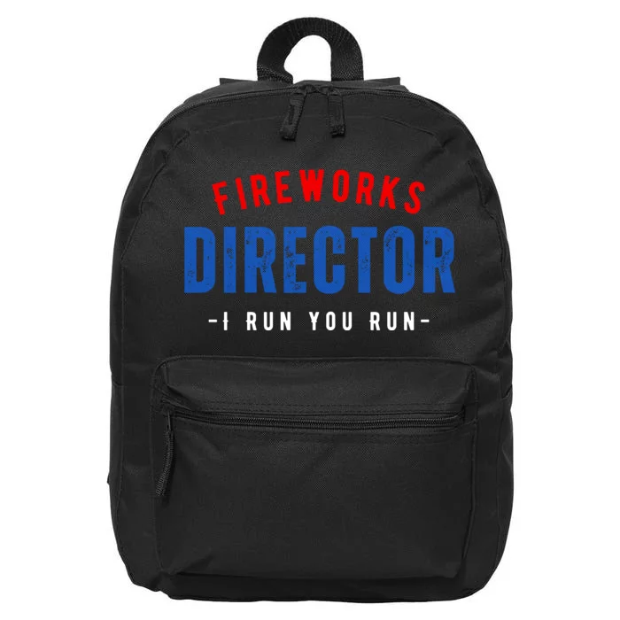 Fireworks Director If I Run You Run 16 in Basic Backpack