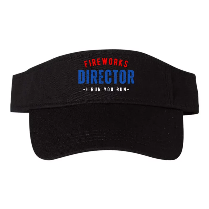 Fireworks Director If I Run You Run Valucap Bio-Washed Visor