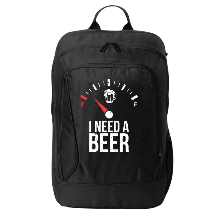 Funny Drinking I Need A Beer Meter City Backpack