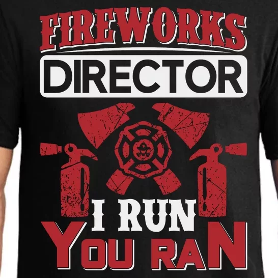 Fireworks Director I Run You Run Pajama Set