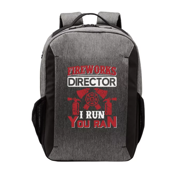 Fireworks Director I Run You Run Vector Backpack