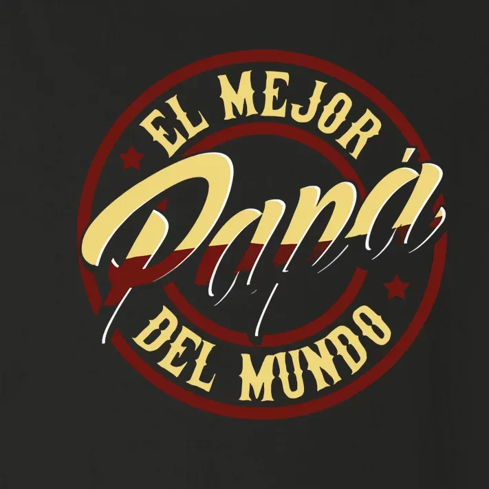 Fathers Days In Spanish El Mejor Papa Del Mundo Toddler Long Sleeve Shirt