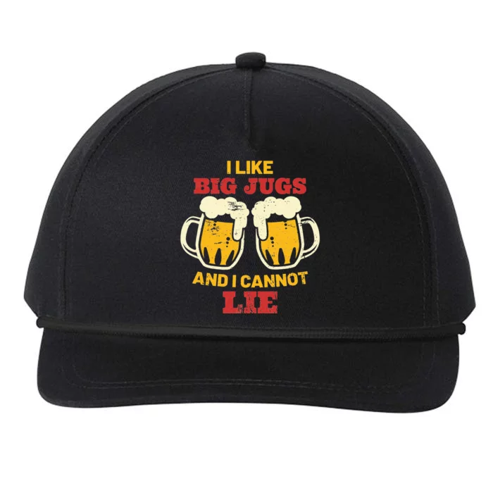 Funny Drinking I like Beer Jugs & I Cannot Lie Oktoberfest Snapback Five-Panel Rope Hat