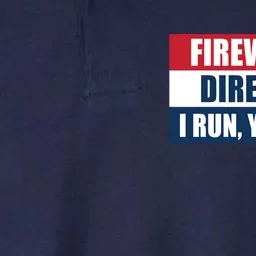 Fireworks Director I Run You Run Softstyle Adult Sport Polo