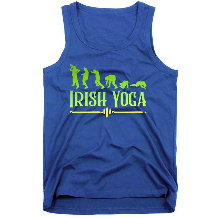 Funny Drunken Ing St Patricks Day An Irish Yoga Gift Tank Top