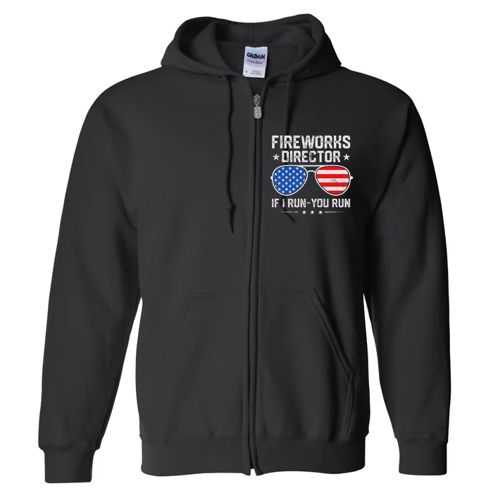 Fireworks Director If I Run You Run Full Zip Hoodie