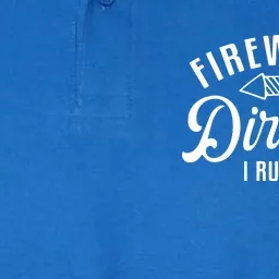 Fireworks Director I Run You Run | 4th Of July Softstyle Adult Sport Polo