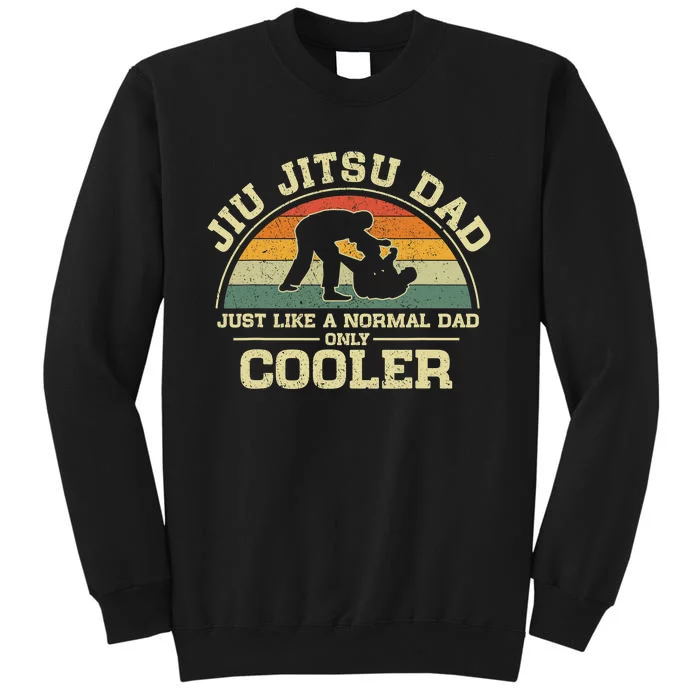 Father’s Day Jiu Jitsu Dad Training Father Vintage Funny Tall Sweatshirt