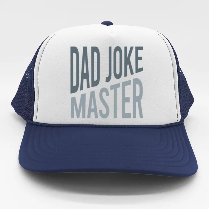 Funny Dad Joke Master Bad Jokes Trucker Hat