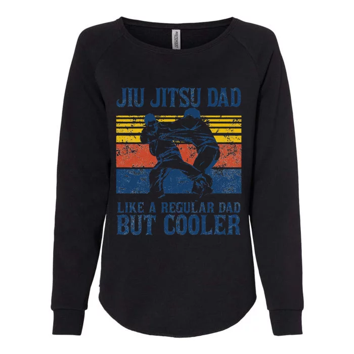 Father’s Day Jiu Jitsu Dad Training Father Vintage Funny Gift Womens California Wash Sweatshirt