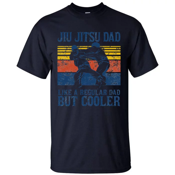 Father’s Day Jiu Jitsu Dad Training Father Vintage Funny Gift Tall T-Shirt