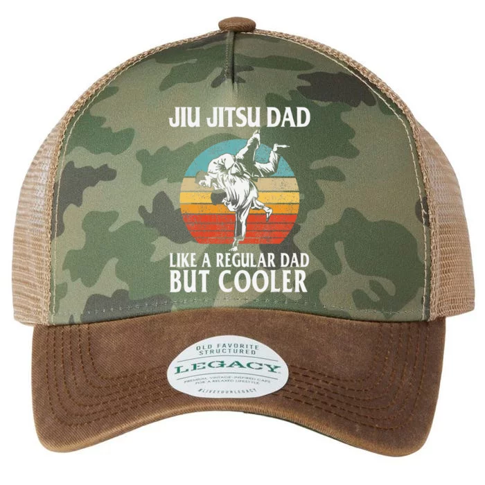 Father’s Day Jiu Jitsu Dad Training Father Vintage Funny Legacy Tie Dye Trucker Hat