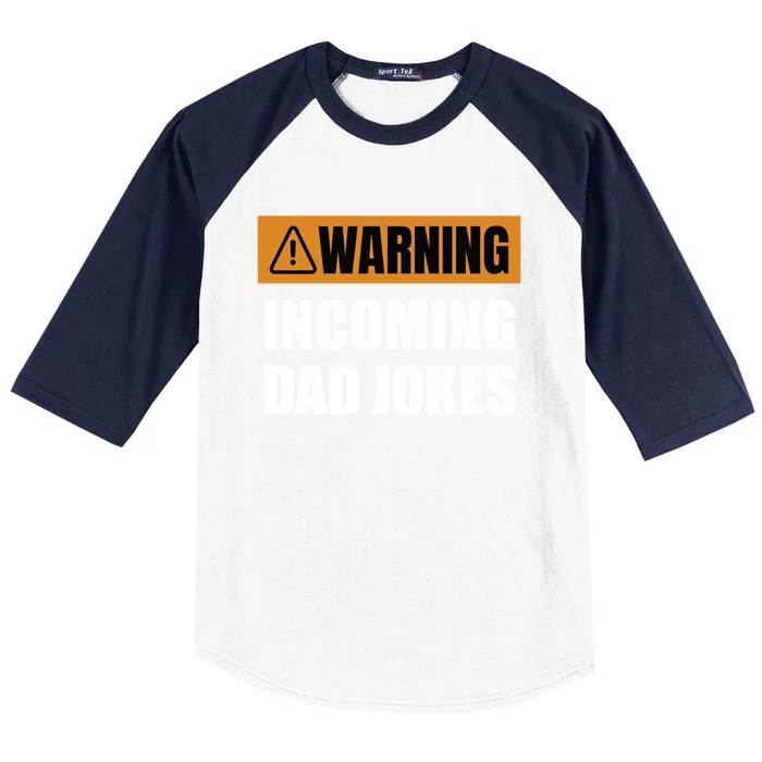 Funny Dad Jokes Design Funny Gift Baseball Sleeve Shirt