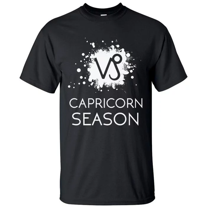 Funny December January birthday Zodiac sign Capricorn season Tall T-Shirt