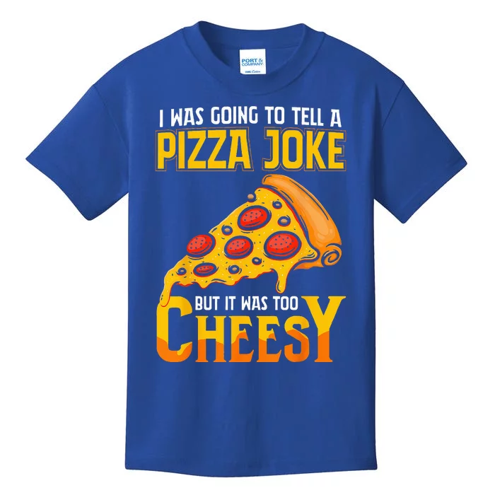 Funny Dad Joke Dad Joke Gift Pizza Joke Kids T-Shirt