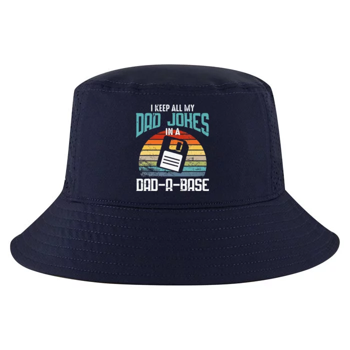 Funny Dad Jokes Database Pun Best Dad Humor Fathers Day Cool Comfort Performance Bucket Hat