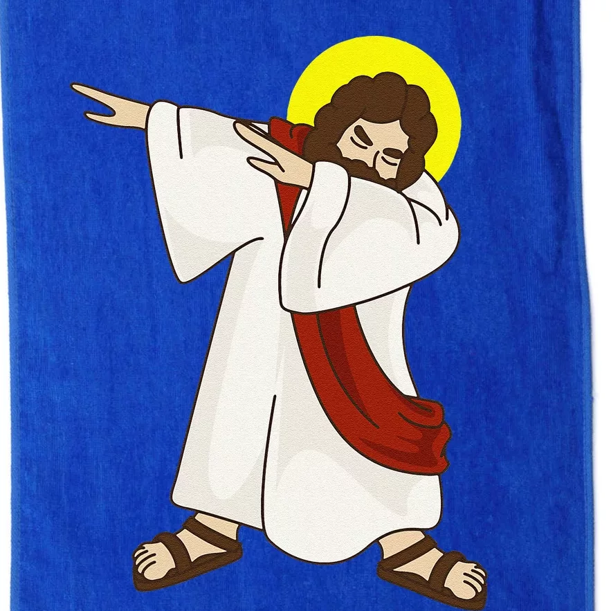 Funny Dabbing Jesus Christ Birthday Present For You Platinum Collection Golf Towel