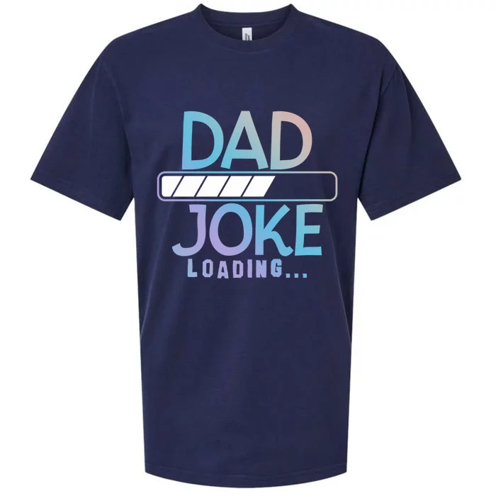 Funny Dad Jokes Dad Joke Loading Gift Sueded Cloud Jersey T-Shirt