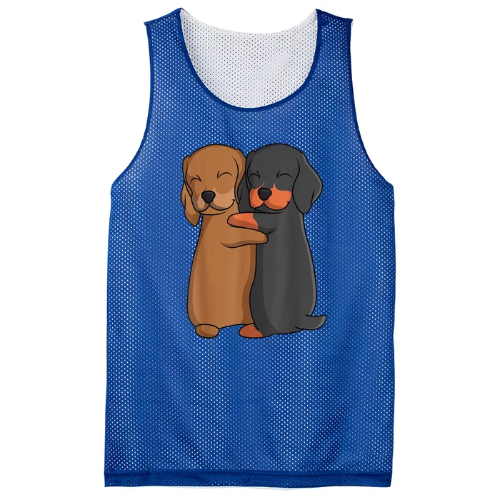 Funny Dachshund Lover Weiner Dog Cute Gift Mesh Reversible Basketball Jersey Tank