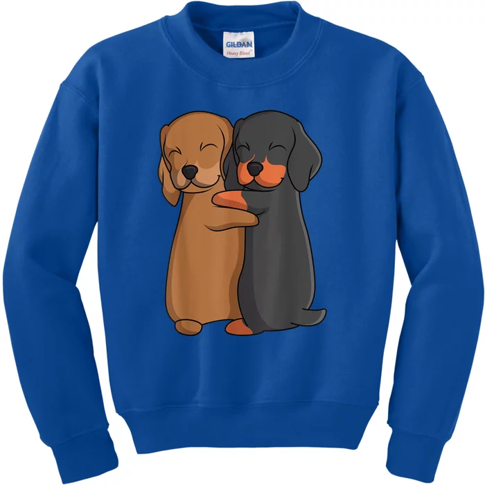 Funny Dachshund Lover Weiner Dog Cute Gift Kids Sweatshirt