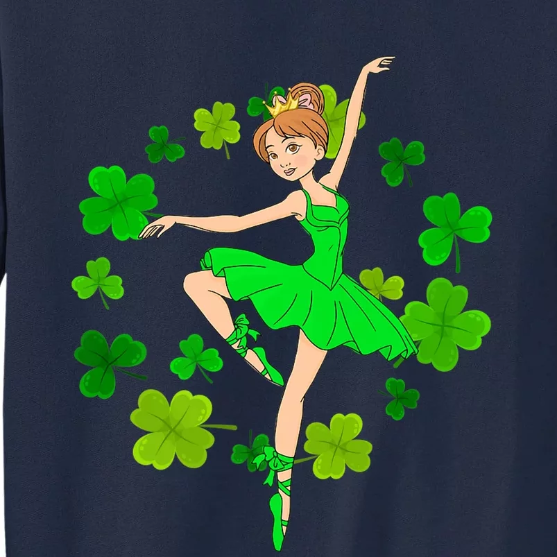 Funny Dancing Leprechauns St Patrick's Day Boy Girl Tall Sweatshirt