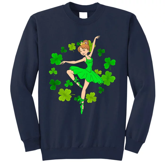 Funny Dancing Leprechauns St Patrick's Day Boy Girl Tall Sweatshirt