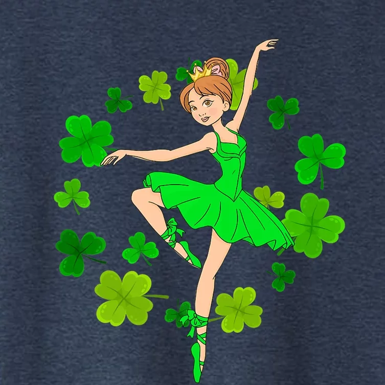 Funny Dancing Leprechauns St Patrick's Day Boy Girl Women's Crop Top Tee