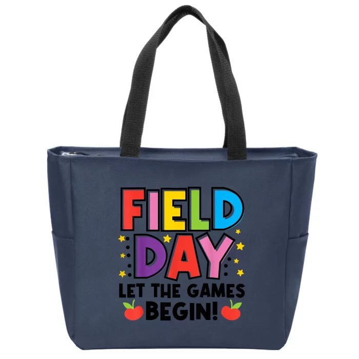 Field Day Let Games Start Begin Teachers Zip Tote Bag