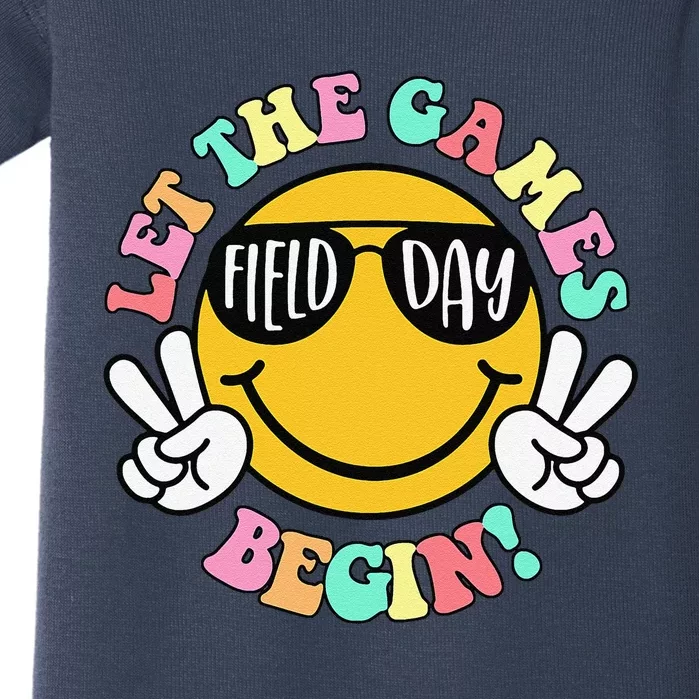 Field Day Let The Games Begin 2024 Teachers Baby Bodysuit