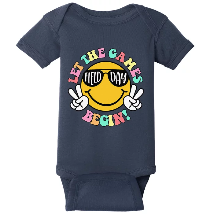 Field Day Let The Games Begin 2024 Teachers Baby Bodysuit