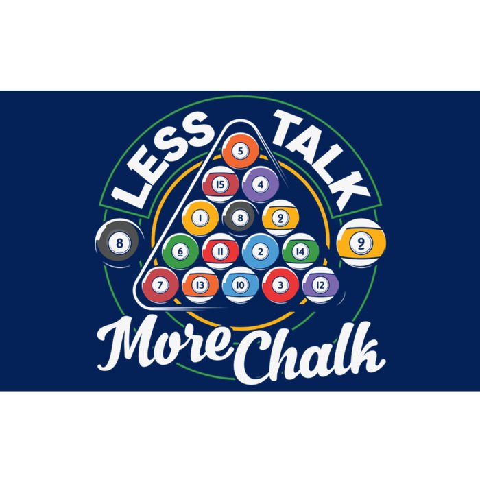 Father's Day Less Talk Mor Chalk Pool Player Gift For Dad Bumper Sticker