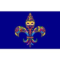 Fleur De Lis And Mardi Gras Mask New Orleans Souvenir Meaningful Gift Bumper Sticker