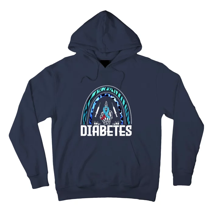 Fuck Diabetes Logo Awareness Hoodie