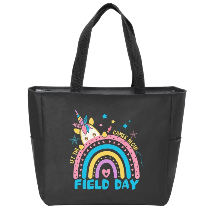 Field Day Let The Games Begin Teachers Zip Tote Bag