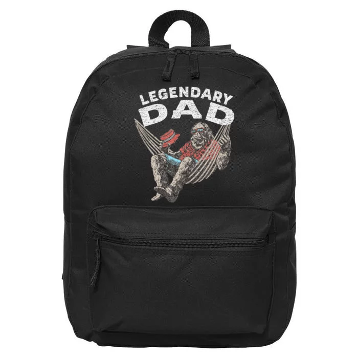 Funny Dad Legendary Saying 16 in Basic Backpack