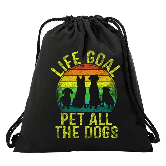 Funny Dog Lover Gift Drawstring Bag