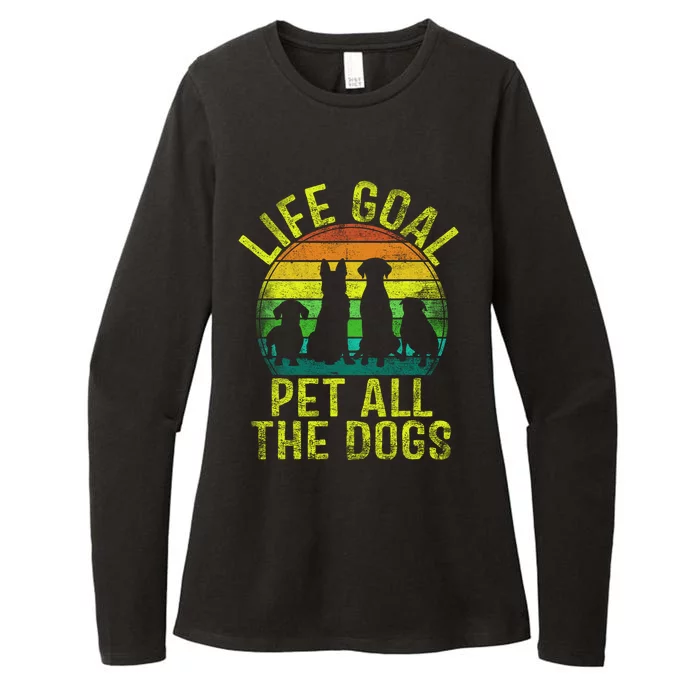 Funny Dog Lover Gift Womens CVC Long Sleeve Shirt