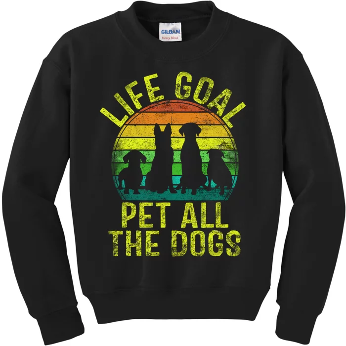 Funny Dog Lover Gift Kids Sweatshirt