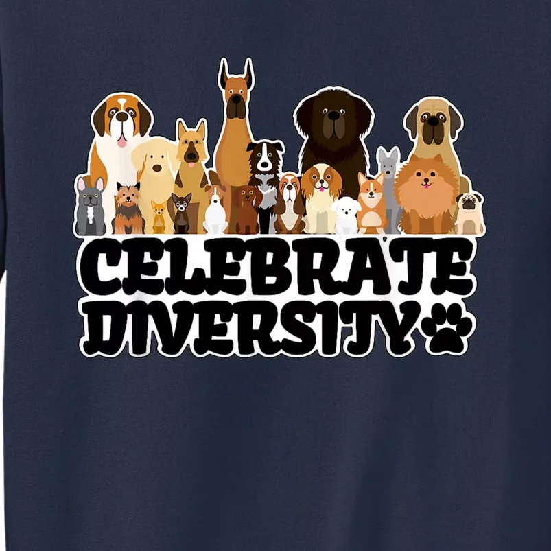 Funny Dog Lover Shirts 'Celebrate Diversity' Cute Dog Sweatshirt