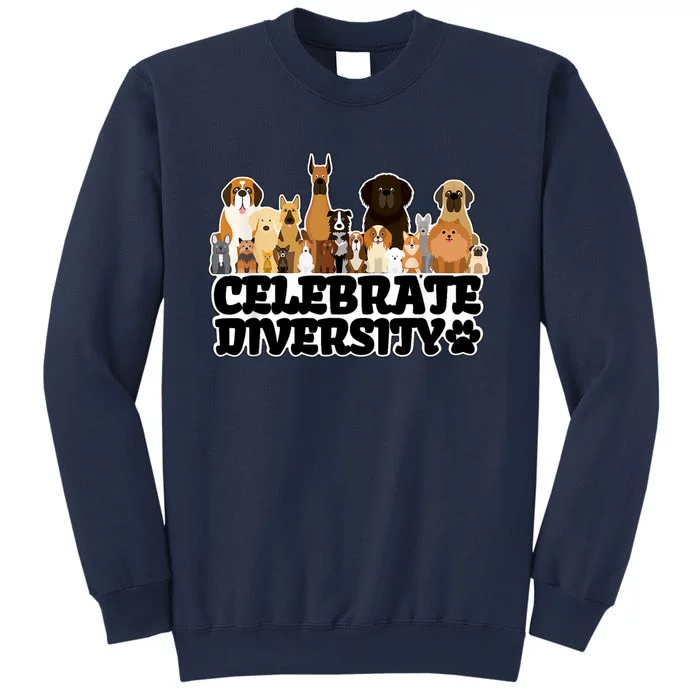 Funny Dog Lover Shirts 'Celebrate Diversity' Cute Dog Sweatshirt